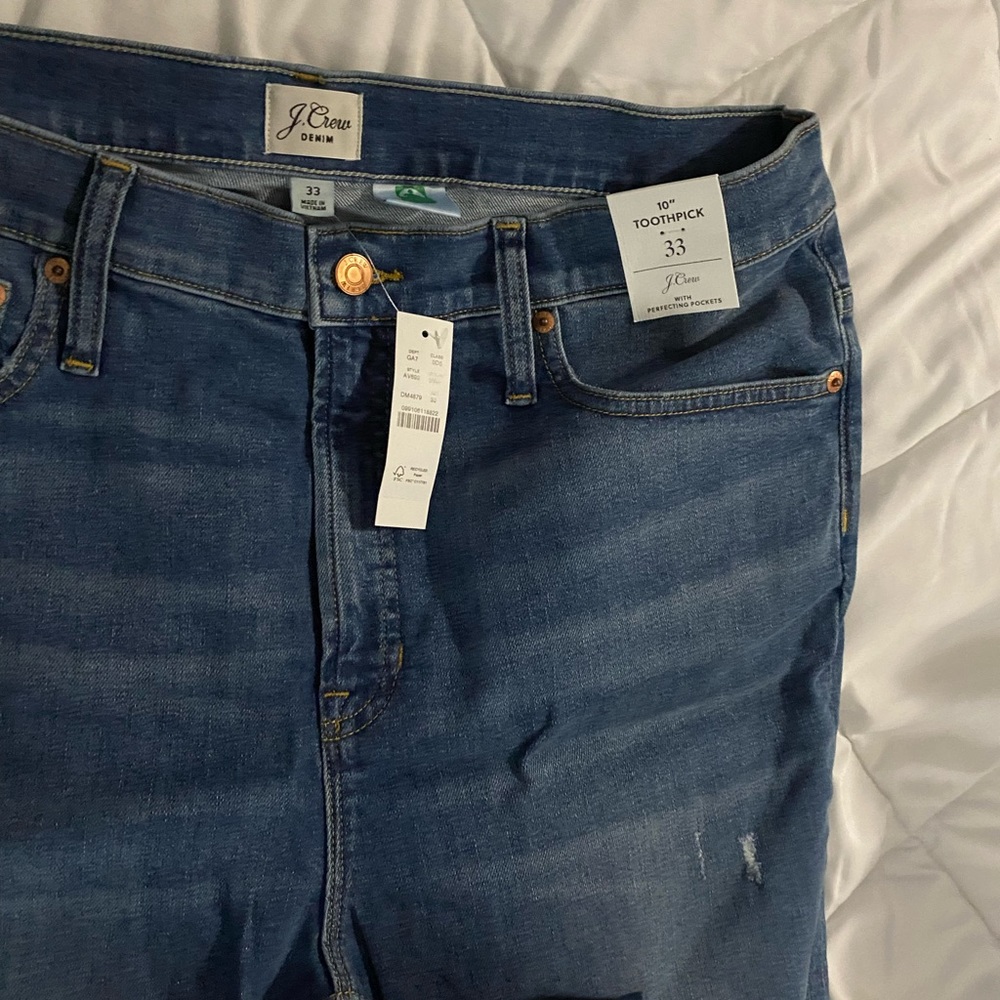 Jcrew size 33 Toothpick Jeans
